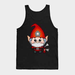 Fire Department Gnome Kawaii Tank Top